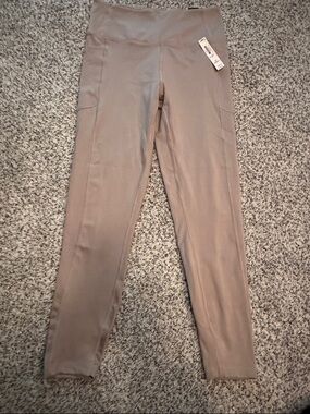 VSX Taupe High-Waist Leggings